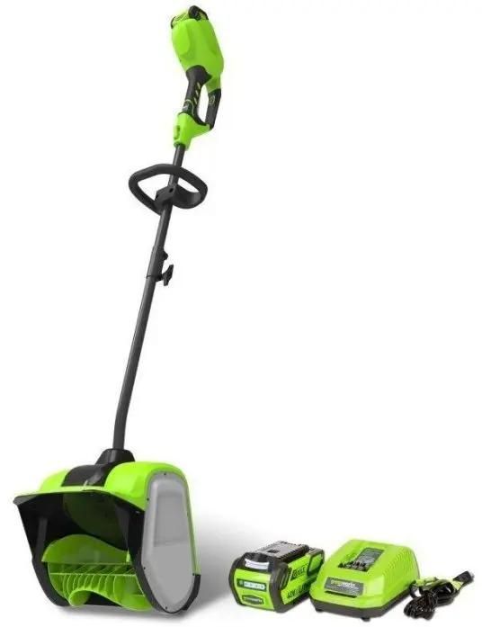Снегоуборщик GREENWORKS GD40SSK5,  аккумуляторный,  5Ач [2600807ug]